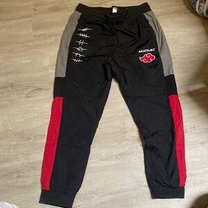 Akatsuki Black and Red Track Pants